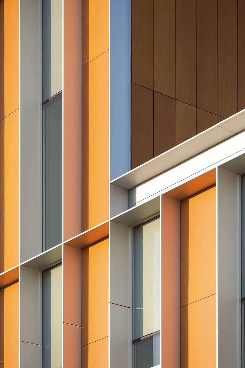 Prodema Pale wood cladding in the University of Sydney Faculty of Law by FJMT