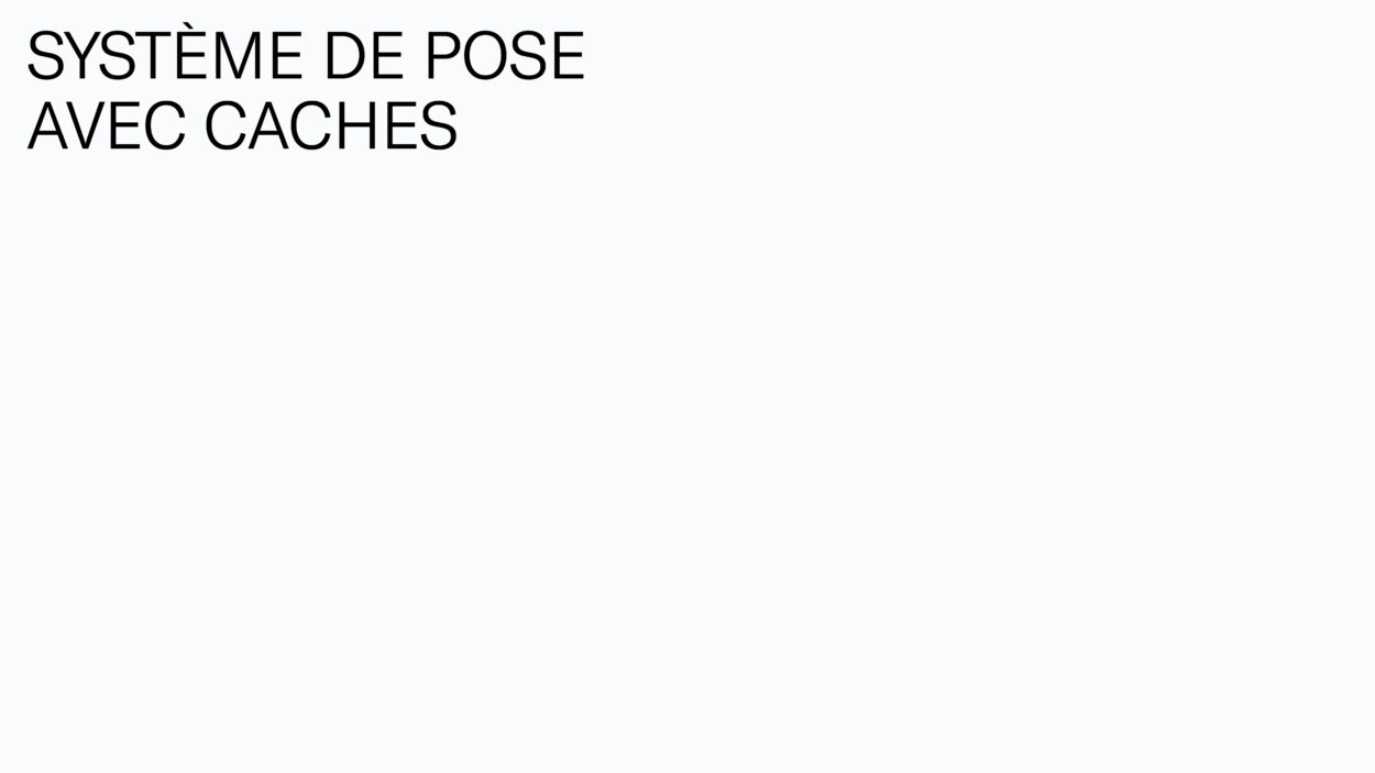 PANEL POSE CACHES