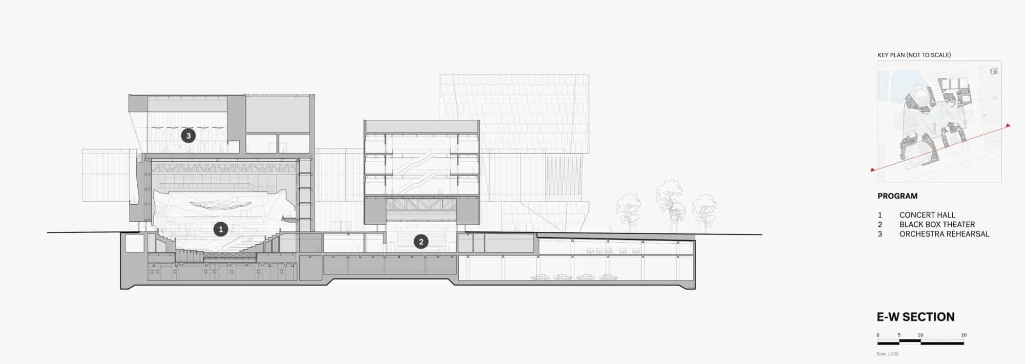 Die Außenseite des Gebäudes verwendet Parklex Prodema Holzpaneele für eine Architektur mit rustikalem Finish, die hochbeständig, langlebig und nachhaltig bezogen sind.